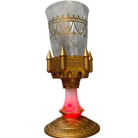 Disney Parks Light Up Beauty and the Beast Castle Goblet Chalice Cup - Picture 1 of 4